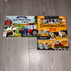 Construction felt book & old McDonald