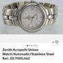 zenith acropolis automatic watch Image 8