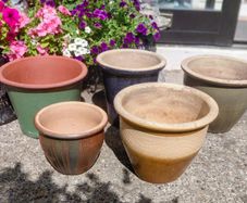 ceramic garden pots