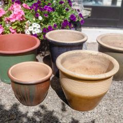 ceramic garden pots
