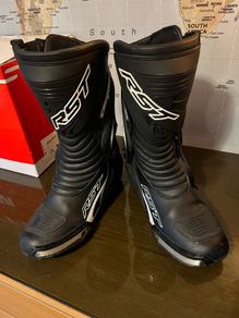Sena 5s  Givi kids helmet   RST boots Dunlop tyres