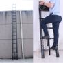 6.2 M Foldable Telescopic Ladder Aluminum New Image 9