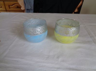 T Light Holders x 2 for Sale