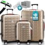 3-Piece Hard Shell Luggage Set Suitcase Set Image 6
