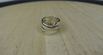 Sterling Silver Swirl Ring Made in Mexico
