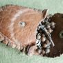 Vintage original Catholic rosary in its leather pouch Image 10
