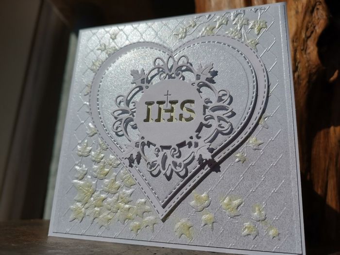 Handmade card - First Communion.