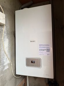 Glow warm gas boiler