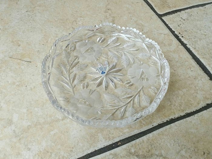 Vintage Limerick Crystal Hand Cut Dish