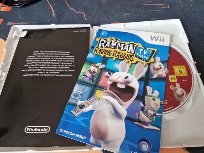 Rayman Raving Rabbids Nintendo Wii Games Original