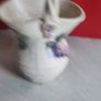 Ballydougan pottery  Vintage Floral Vase Basket Image 3
