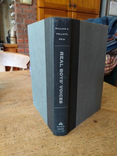 This is a first-edition hardcover copy of "Real Boys Voices by Dr. William Pollack.