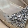 Womens KAREN MILLEN high heels satin jewelled Size UK 5 EU 38 Image 5