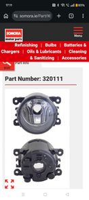 Fog lamp, brand new bought for C4 Picasso