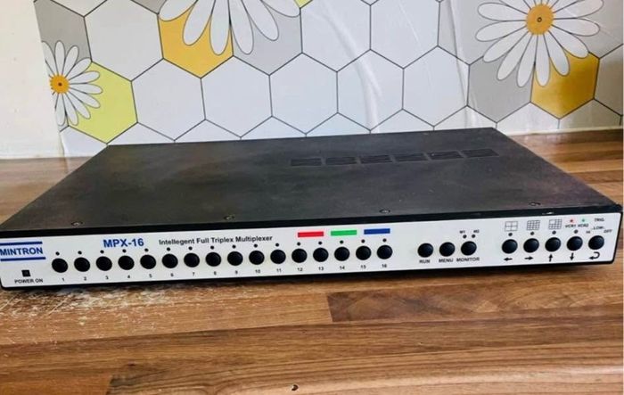 Mintron MPX -16 Intelligent Full Triplex Multiplexer -CCTV system- Fully Working,