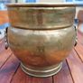 Vintage Brass Coal Bin Image 2
