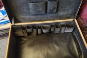 Vintage leather case . Very heavy . stitched.