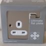 Flat Plate Single Socket / Satin Finish Image 3