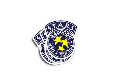 Resident Evil Stars RCP Racoon City Police Glossy Sticker 2-Pack