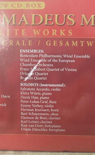 Complete Works of Mozart 170 CD Boxset