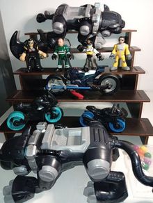 Collection of imaginext figures vehicles etc batman and others good order
