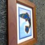 Salmon of Knowledge glass painting,Celtic Illuminations picture, Home decor,Father's Day gift Image 2