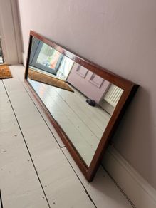 Wooden mirror