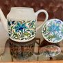 Vintage Midwinter Spanish Garden Teapot Jessie Tait MCM Floral Ceramic Image 3