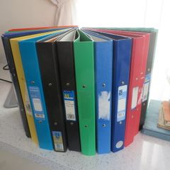 Document Binder A4 2 Ring 25mm Cap.(17 total)