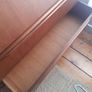 Mid-Century Teak Bureau Writing Desk with Drawers 1960s Image 4