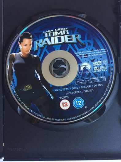 Tomb Raider (Angelina Jolie) Lara Croft: Tomb Raider [2001] & Tomb Raider: The Cradle Of Life [2003] [2xMovie DVD]