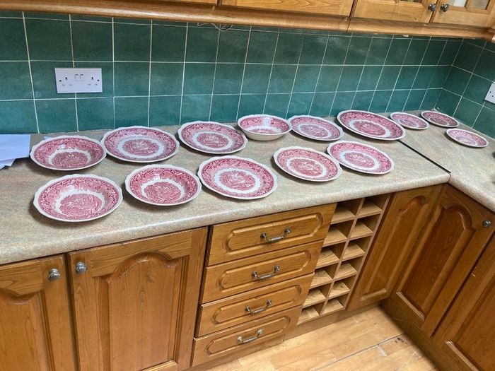Dinnerware - Chain - Mason - Ironstone Vista Pink