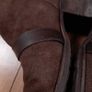Ugg Wright Belted Dark Brown Suede Cross Strap Ankle Boots UK 7.5 / EU 40 Image 8