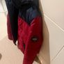 diesel jacket men's size s red blue with hoodie Image 3