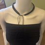 Crochet black necklace Image 2
