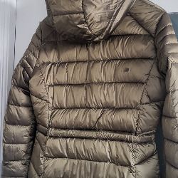 MINT VELVET Gold Tone Puffer Jacket Sz 12 UK - Rrp 220 (New)