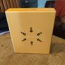 set of four Bee Dessert Forks is by Tipperary Crystal. new in box Image 2