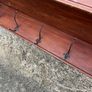 Vintage 5ft coat rack with shelf on top. Hooks for keys Image 4