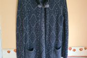 womens CHIARAMENTE 70% wool cardigan Size Small MADE IN ITALY