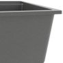Kitchen Sink with Overflow Hole Grey Granite Image 5