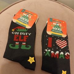 Mens christmas socks  One size