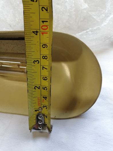 Vintage solid brass Table Desk lamp Metal top