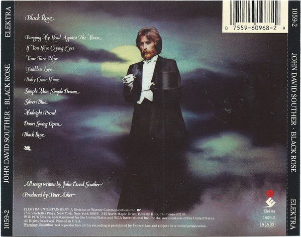 John David Souther - Black Rose - CD