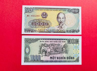 Vietnam  1,000 Dong. 1988. ( uncirculated )