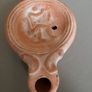 Antique repro roman oil lamp Image 2