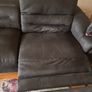 Stunning three piece suede leather suite. Image 7