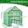 FREE EXPRESS SHIPPING Greenhouse Grow House with 8 Shelves,143 x 216 x 195 cm Image 3