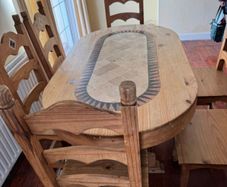 Dining room table and chairs