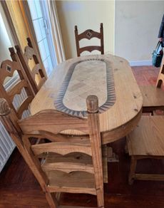 Dining room table and chairs