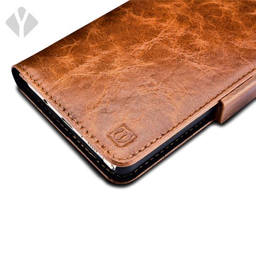 Samsung Note 7 Vintage Oil Wax Leather Folio Case